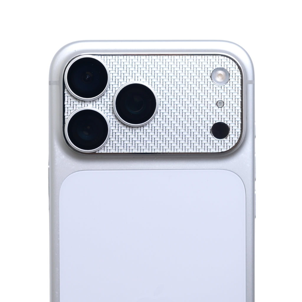Protector 2 en 1 para Cámara iPhone 17 Pro Max Gris