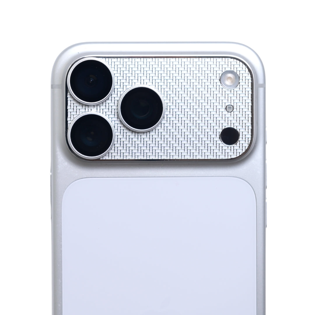 Protector 2 en 1 para Cámara iPhone 17 Pro Max Gris