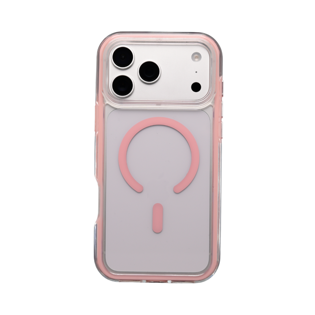 360° Clear Case Rosa